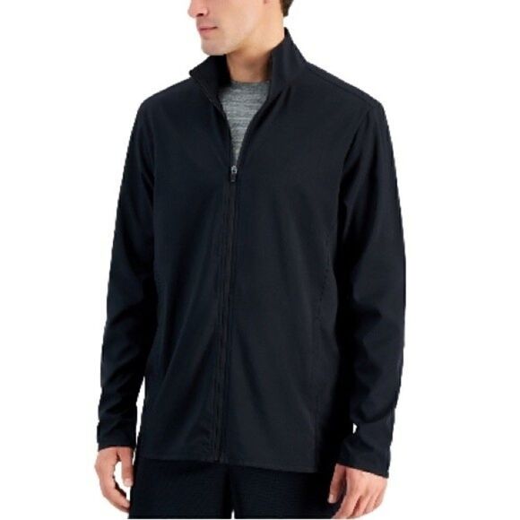 New ID Ideology Men's Regular Moisture Wicking Knit Jacket Black Size S - Picture 3 of 6